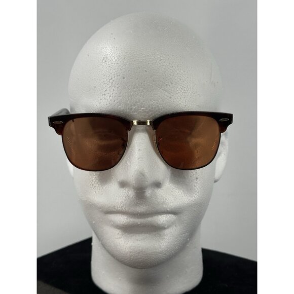 VINTAGE RAY-BAN CLUBMASTER W0366 WYAS TORTOISE BROWN FRAMES (C8-04) - Picture 3 of 16